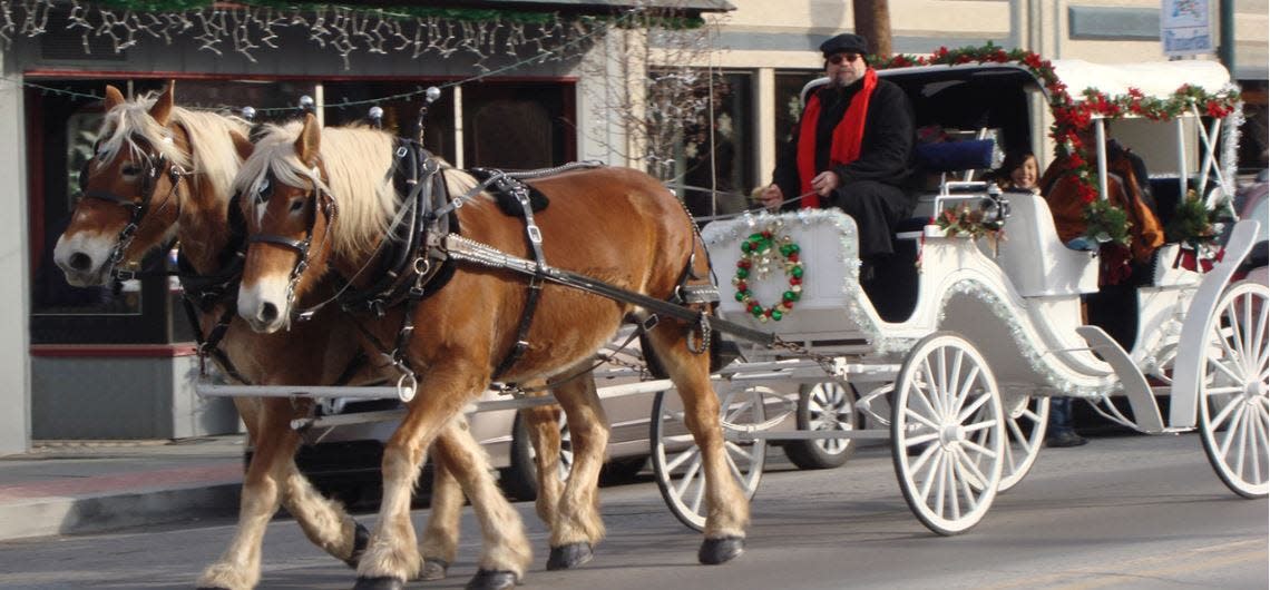 House and carriage rides are a popular tradition at Hawley Winterfest.
/ Contributed photo