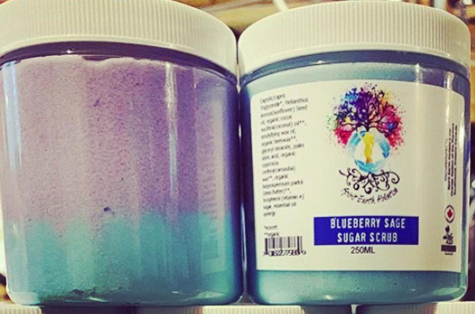 13) Blueberry Sage Sugar Scrub