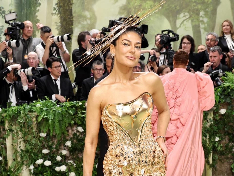 Sabrina Harrison attends The 2024 Met Gala Celebrating “Sleeping Beauties: Reawakening Fashion” at The Metropolitan Museum of Art on 6 May 2024 in New York City (Getty Images)