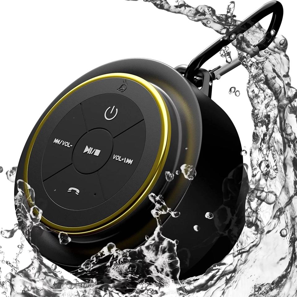 black shower speaker