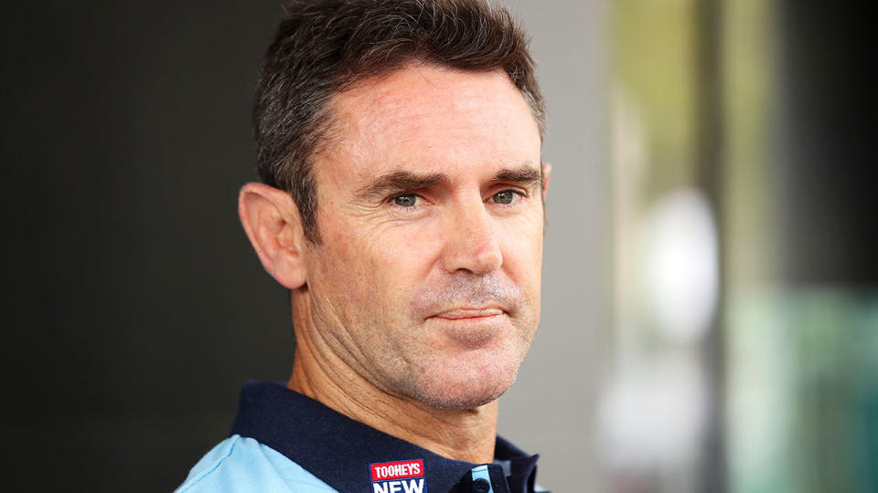 Pictured here, NSW Blues coach Brad Fittler.