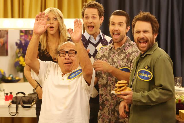 Everett Collection Frank Reynolds (Danny DeVito) and the rest of the Paddy's gang in 'It's Always Sunny in Philadelphia.'