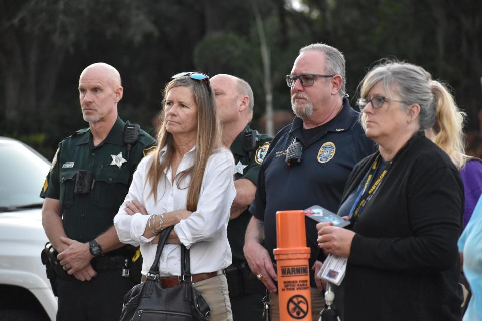 Law enforcement, traffic safety advocates and families of traffic victims gathered in Bradenton on Friday, Nov. 17, 2023, for World Day of Remembrance for Road Traffic Victims.