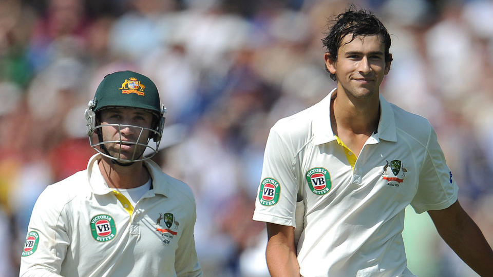 The knock revived memories of Phillip Hughes and Ashton Agar. Pic: Getty