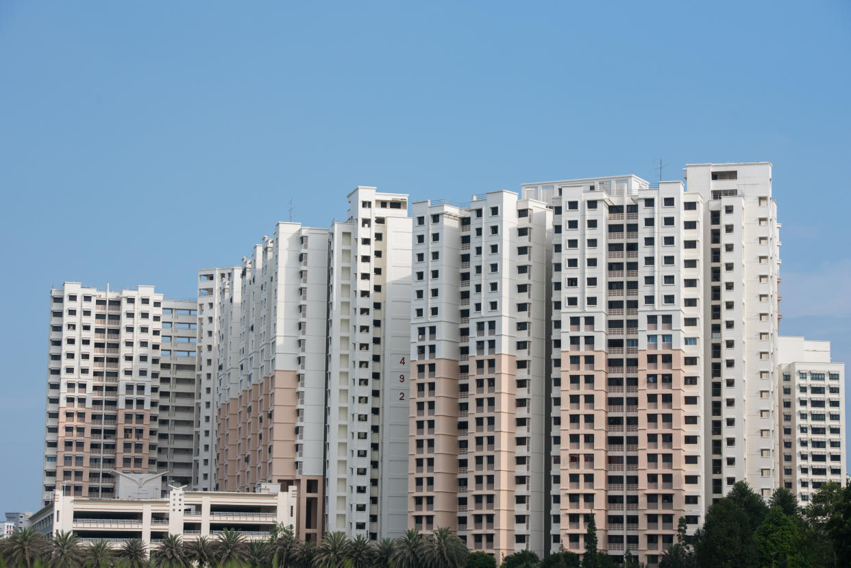 Blocks of HDB flats. (Yahoo News Singapore file photo)