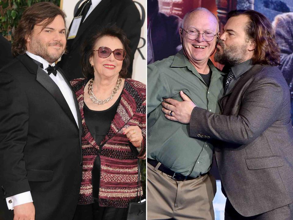 <p>Steve Granitz/WireImage ; Axelle/Bauer-Griffin/FilmMagic</p> Jack Black and his mom Judith arrive at the 70th Annual Golden Globe Awards on January 13, 2013 in Beverly Hills, California. ; Thomas William Black and Jack Black attend the premiere of Sony Pictures