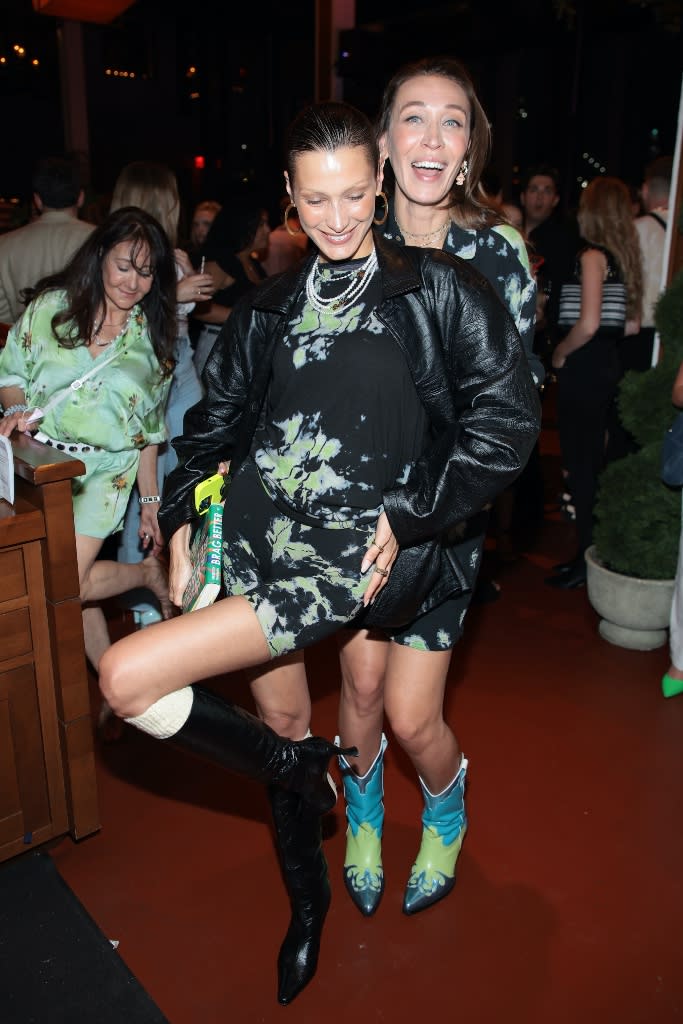 Alana and Bella Hadid attend La Detresse’s Summer Trip celebration at Dante Seaport in New York City on July 14, 2022. - Credit: Dimitrios Kambouris/Getty Images