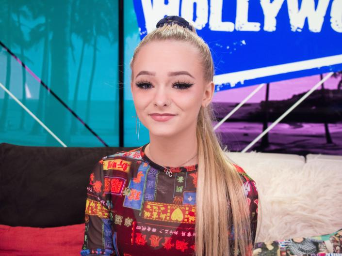Zoe Laverne visits the Young Hollywood Studio on February 7, 2020 in Los Angeles, California.