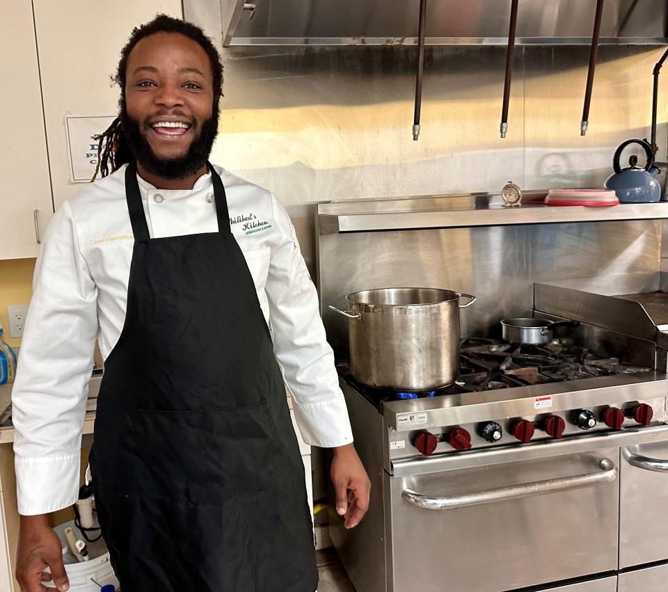 Chef Kamal Philibert teachers Brevard children the basics of cooking and nutrition in the kitchen of the Dorcas Outreach Center for Kids — The DOCK — in Melbourne’s Booker T. Washington neighborhood.
