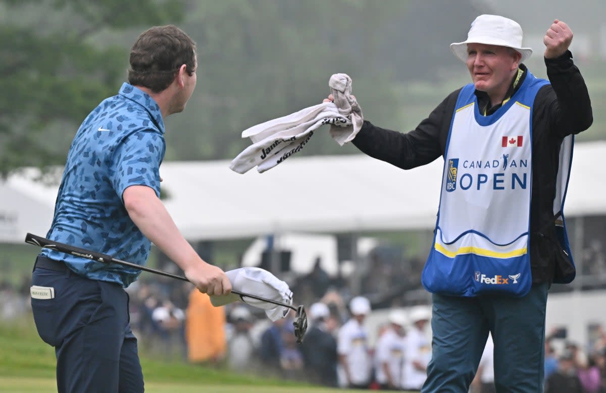 Emotional: Robert MacIntyre was in tears after claiming a -16 win (Getty Images)