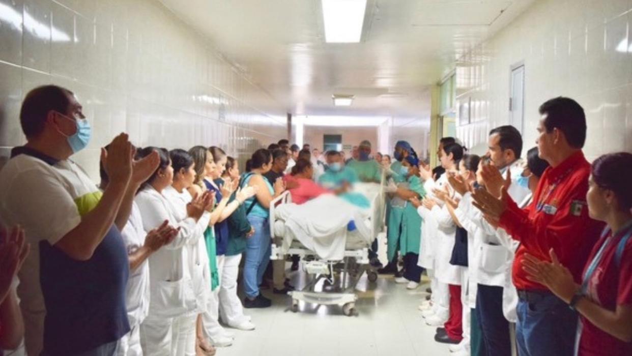 Órganos fueron donados por joven, que lo decidió así antes de morir. (Foto: IMSS Comunicado, 8 de octubre)