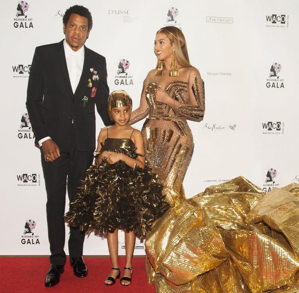 Beyoncé’s daughter Blue Ivy Carter, 6, has a stylist (seen here with dad JAY-Z)
