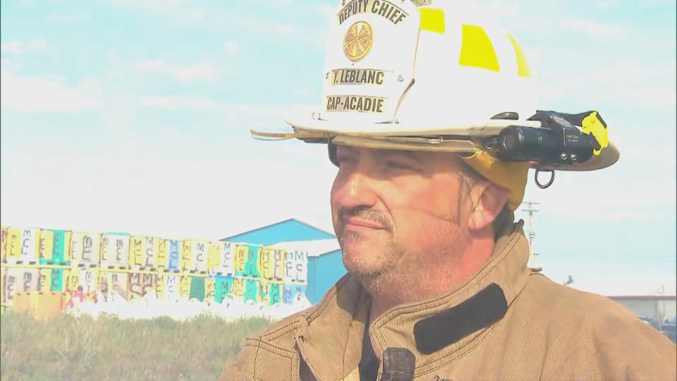 Yves LeBlanc, deputy chief of the Cap-Acadie fire department says they were dispatched to the smokehouse at about 5 a.m. Tuesday after a report of smoke.