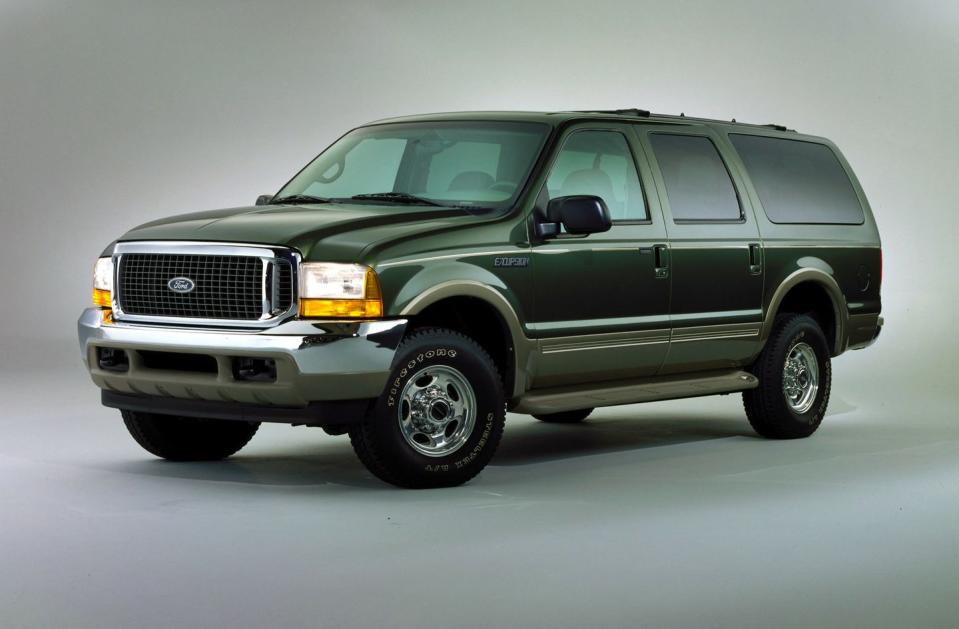 <p>The Ford Excursion was controversial at the time of its launch. More than one group bashed the big guy for both its poor fuel economy and massive size. <em>Time</em> magazine even listed it as one of the worst vehicles of all time. That wasn't entirely correct. The Excursion excelled at a few very specific missions: It had a high payload rating and could carry up to eight people in comfort over terrain that would hobble lesser rigs. Based on the bones of Ford’s Super Duty pickup, the Excursion could tow up to 11,000 pounds. Without folding down any of its seats, the workhorse could swallow 48 cubic feet of cargo. Unlike GM’s Suburban of the time, the Excursion used a durable solid-axle leaf-sprung suspension on four-wheel-drive models. That means it can be easily modified to increase suspension travel, fit larger tires, and perform well on any trail it will fit on. </p>