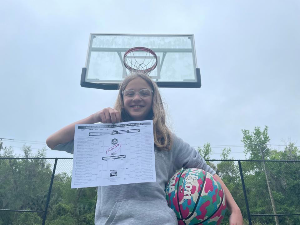 Fifth grader, cat lover, bedtime hater and expert bracketologist Maleah believes Tennessee will shock the world and emerge as the national champion this year.