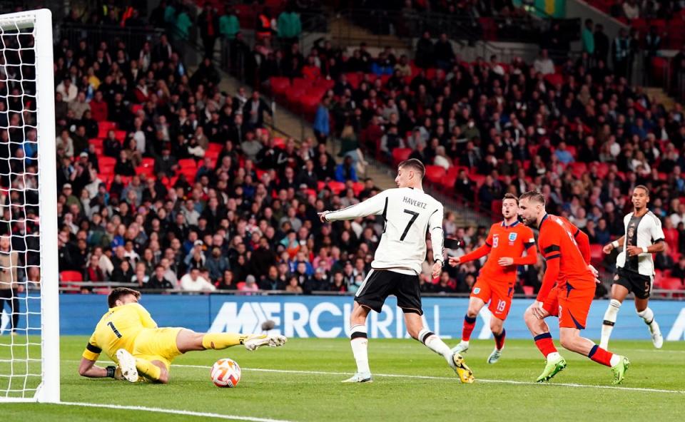 Nick Pope made a mistake against Germany (Nick Potts/PA) (PA Wire)