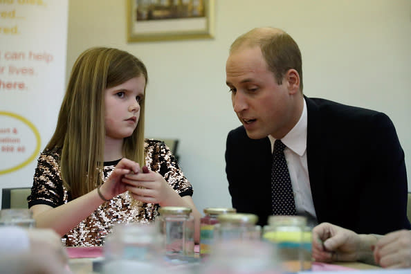 Príncipe William con Aiofe. Getty Images