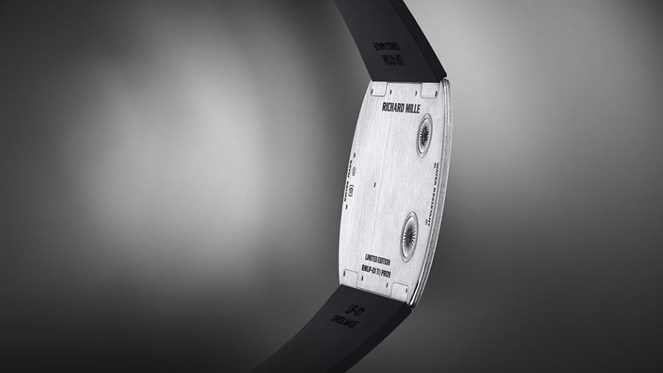 The Richard Mille RM UP-01 Ferrari's caseback