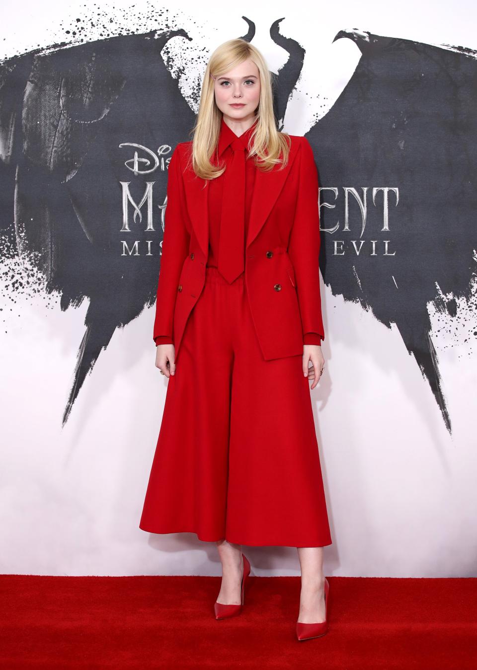 Best Monochromatic Suit: Elle Fanning