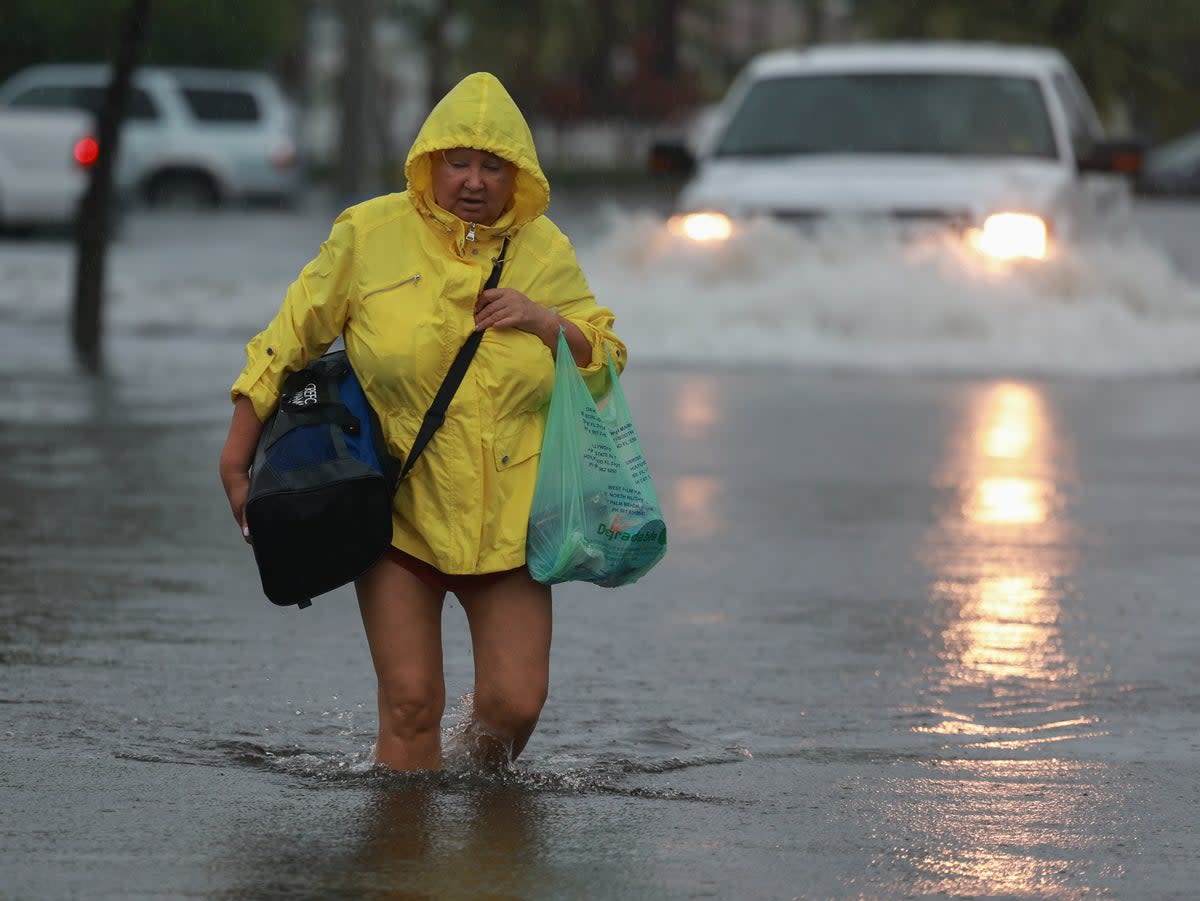 Torrential rains have been swamping parts of South Florida this week  (Getty Images)