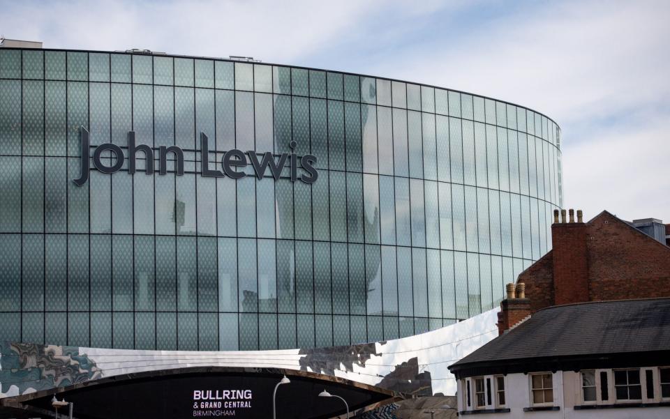  John Lewis store in Birmingham  - Jacob King/PA