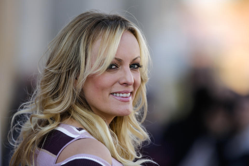 Stormy Daniels received hush money before the 2016 presidential election in exchange for not talking about an alleged affair with Donald Trump in 2006. (Photo: ASSOCIATED PRESS)