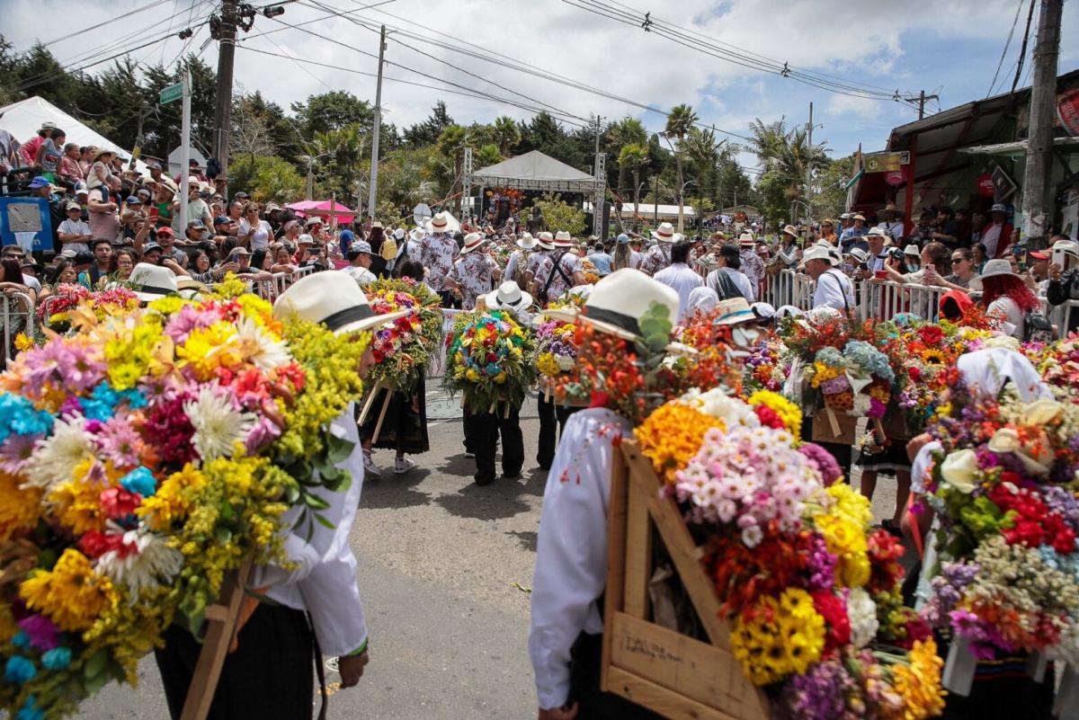 Flower Festival Parade Medellin Colombia - Trans-Americas Journey