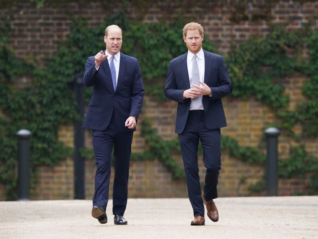 Princes William and Harry commissioned of their mother Diana, to mark her 60th birthday last year. (Photo: WPA Pool via Getty Images)