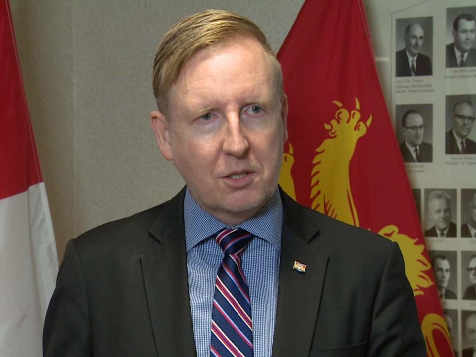 Education Minister Dominic Cardy shouldn't have commented publicly about police response to planned protest, council says. (Ed Hunter/CBC - image credit)