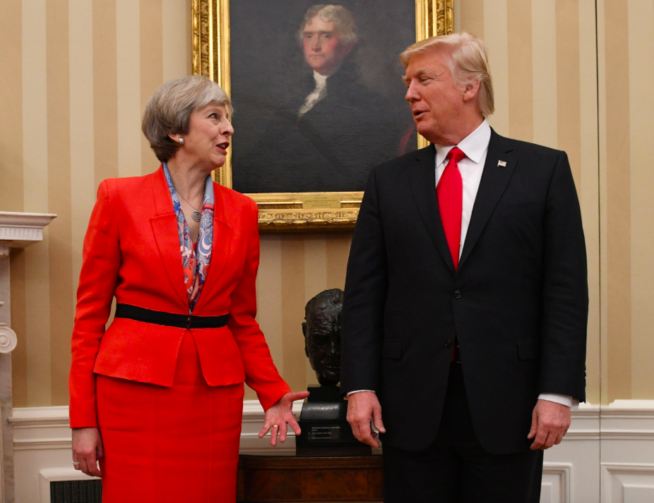 <em>Trump rebuked Theresa May during a late night Twitter rant (PA)</em>