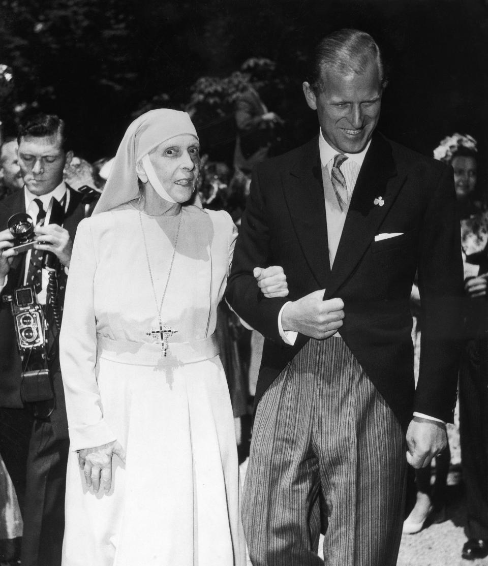 Prince Philip and his mother Princess Alice of Battenburg - Keystone