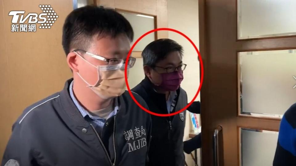 台南經發局長陳凱凌涉貪，凌晨遭聲押。（圖／TVBS） 