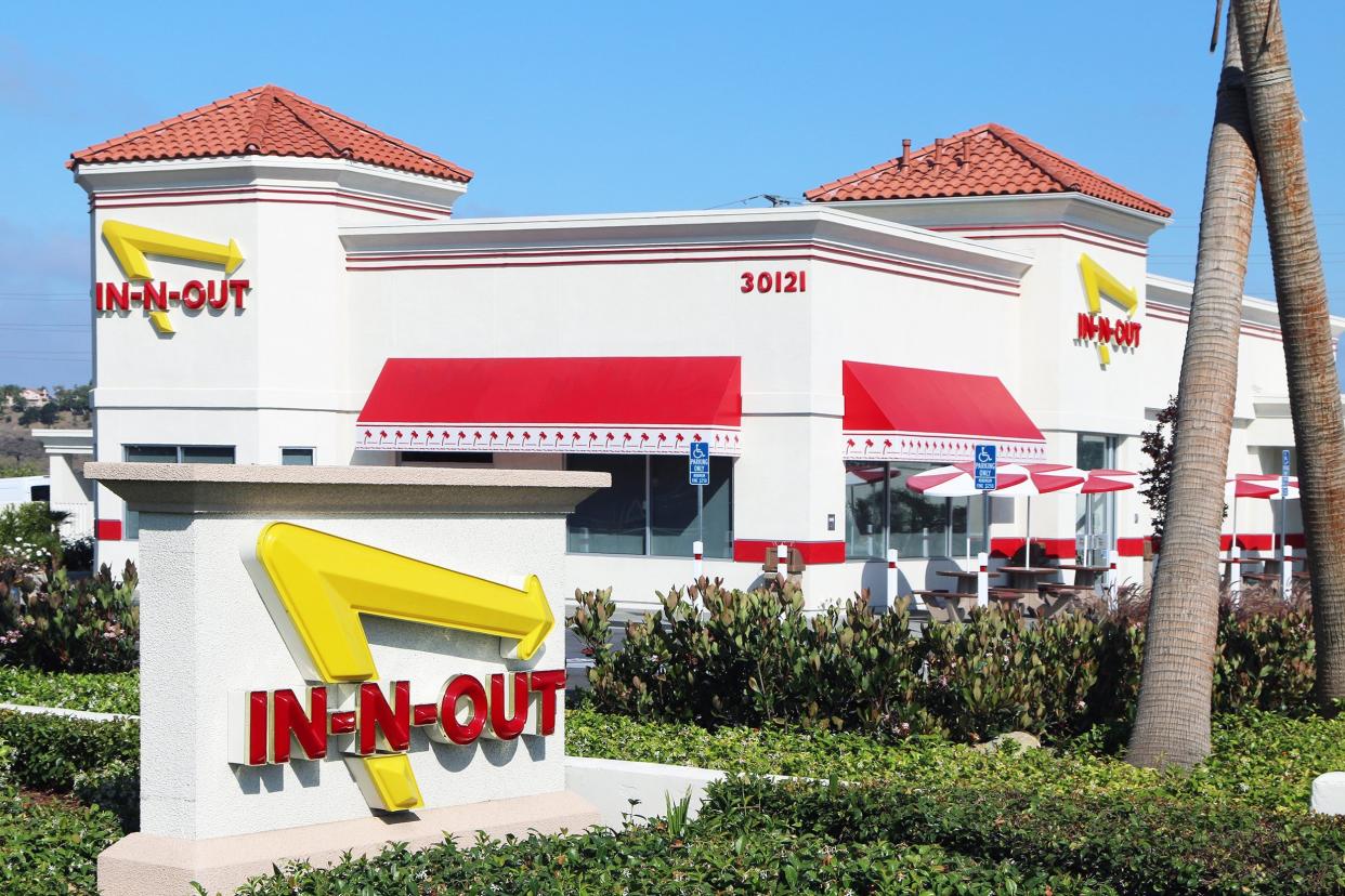 in and out burger