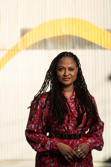 Filmmaker Ava DuVernay poses for a portrait at Array HQ