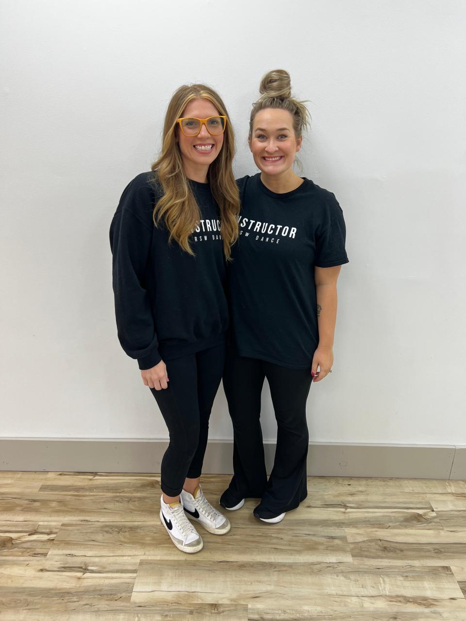 Tjede McDuffie (left) and Chloe Chyka are the driving forces for the after-school dance lessons at Redemption Life Church.