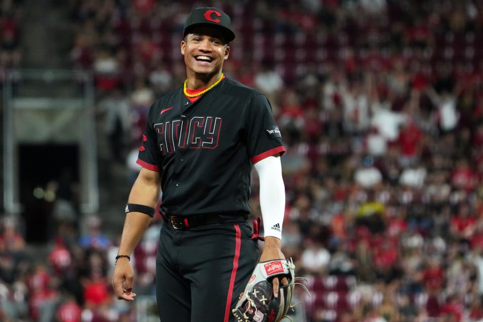 Noelvi Marte was one of 16 players to make his Major League Debut with the Reds last season but retains his rookie status for the 2024 season.
