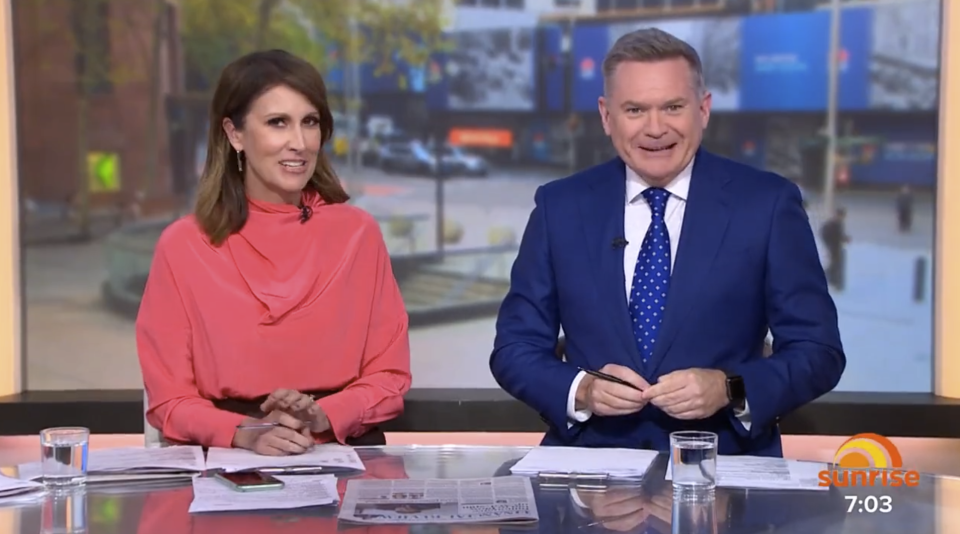 Michael Usher joined Nat on Sunrise