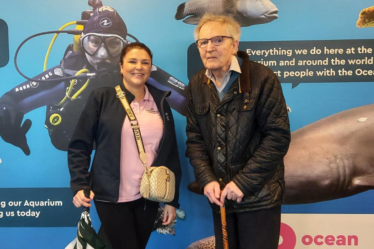 Care home resident's dream to visit national aquarium fulfilled <i>(Image: Barchester)</i>
