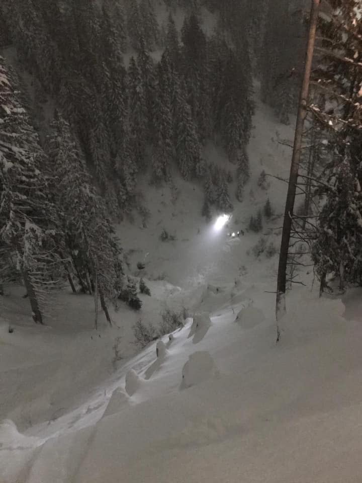 Max Meyer was skiing with his family when he was covered by snow in Austria. Source: Bergrettung St.Anton am Arlberg/Facebook