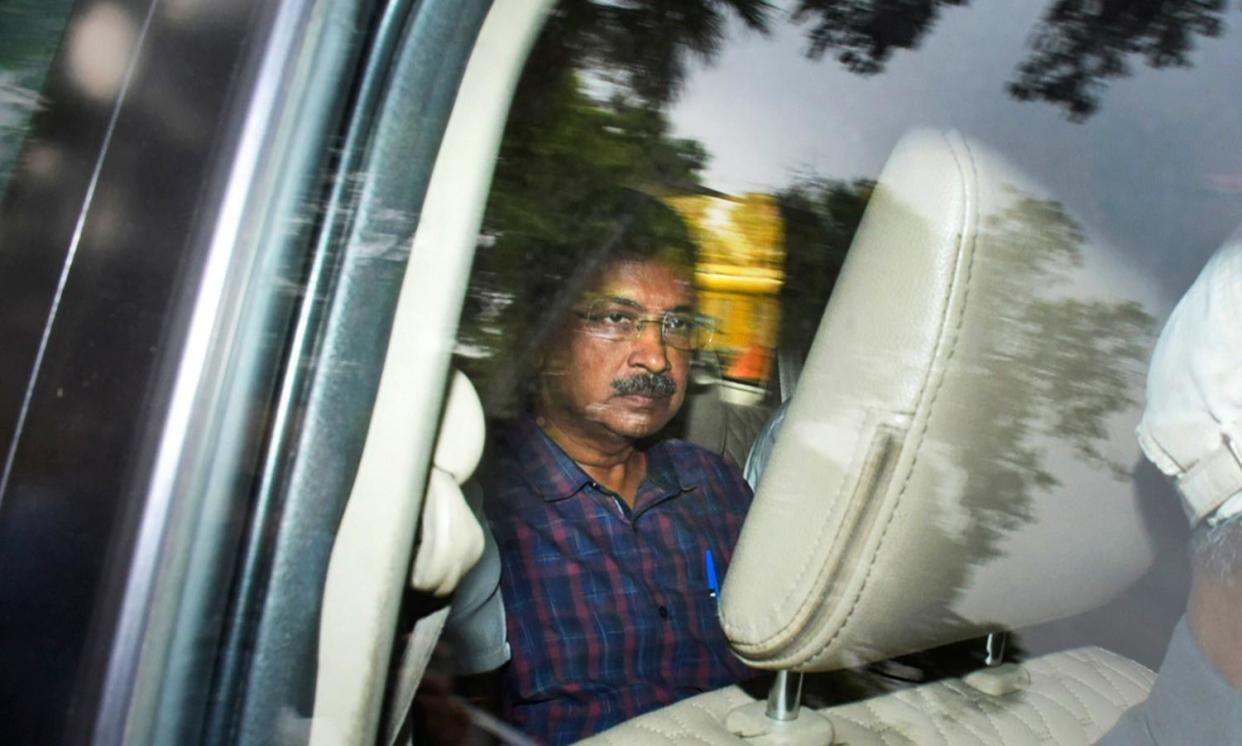 <span>Arvind Kejriwal will spend at least 10 days in custody.</span><span>Photograph: Dinesh Joshi/AP</span>