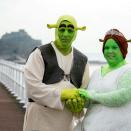 <div class="caption-credit"> Photo by: SWNS</div>The couple who lives in the small European country of Jersey, got the idea for their nuptials from watching the movie with their son Leo. "The essence is that Shrek represents true love. It doesn't matter who you are or what you look like, if the love is there then that is what it is about," <a href="http://www.bbc.co.uk/news/world-europe-jersey-21577948" rel="nofollow noopener" target="_blank" data-ylk="slk:says;elm:context_link;itc:0;sec:content-canvas" class="link ">says</a> Paul. <br>