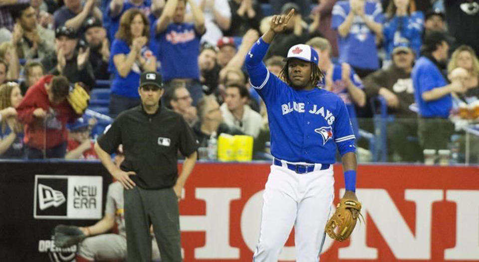 The handling of Vladimir Guerrero Jr. by the Toronto Blue Jays has been dubious to say the least. (Getty)