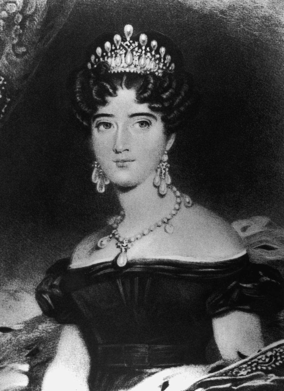 Princess Augusta of Hesse-Cassel in 1820.