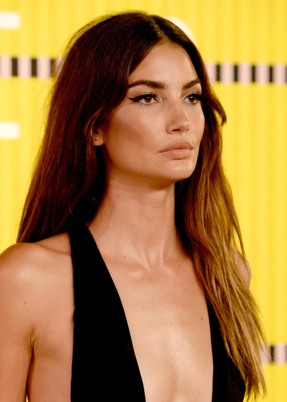 Lily Aldridge at the 2015 MTV Video Music Awards