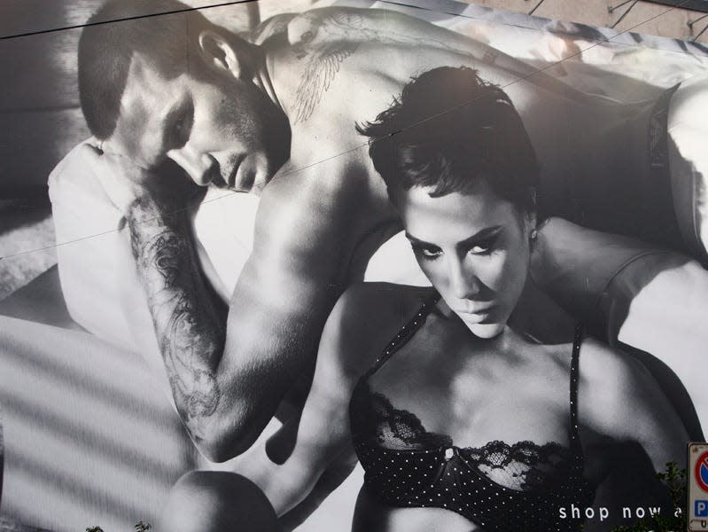 david beckham victoria beckham billboard