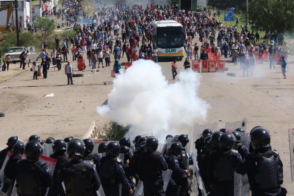 Deadly clash between Mexican police and protesting teachers