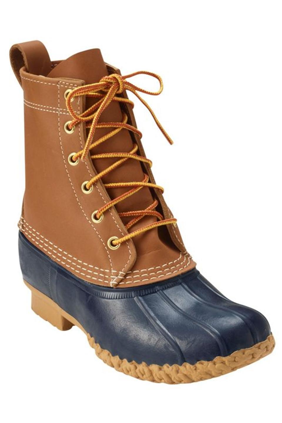 <p><strong>L.L.Bean</strong></p><p>llbean.com</p><p><strong>$149.00</strong></p><p>Every preppy closet deserves a pair of these iconic boots for long leafpeeping walks and apple picking adventures. </p>