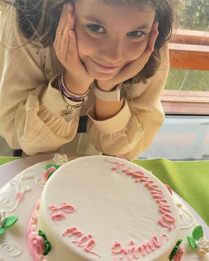 Hija de Laura Pausini en su Primera Comunión