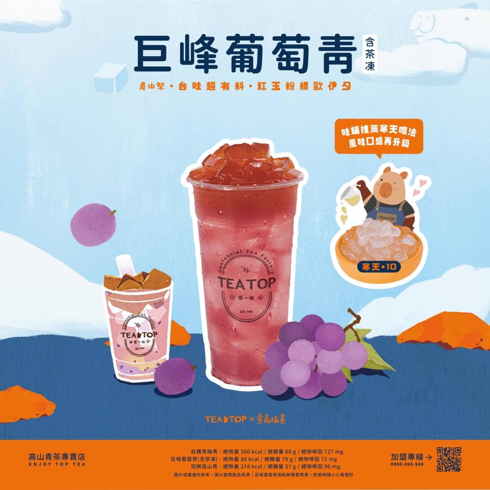 Tea Top推出新品優惠。（圖／翻攝自Tea Top臉書粉專）