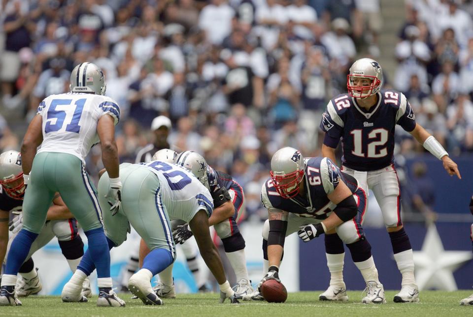 Brady vs. Dallas back in 2007. (Photo by Ronald Martinez/Getty Images)